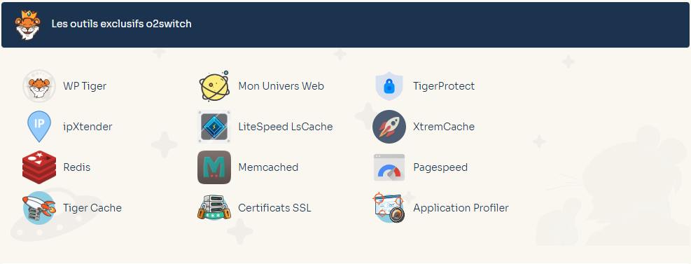 O2Switch - Outils exclusifs